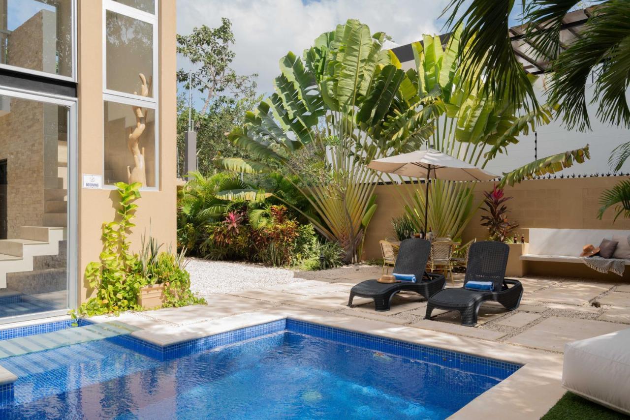 Tulum Private Modern Villa-Pool Beds-Ac-Internet-Parking-Grill Extérieur photo