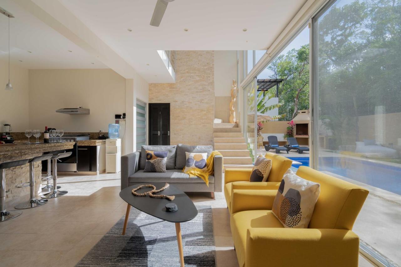 Tulum Private Modern Villa-Pool Beds-Ac-Internet-Parking-Grill Extérieur photo