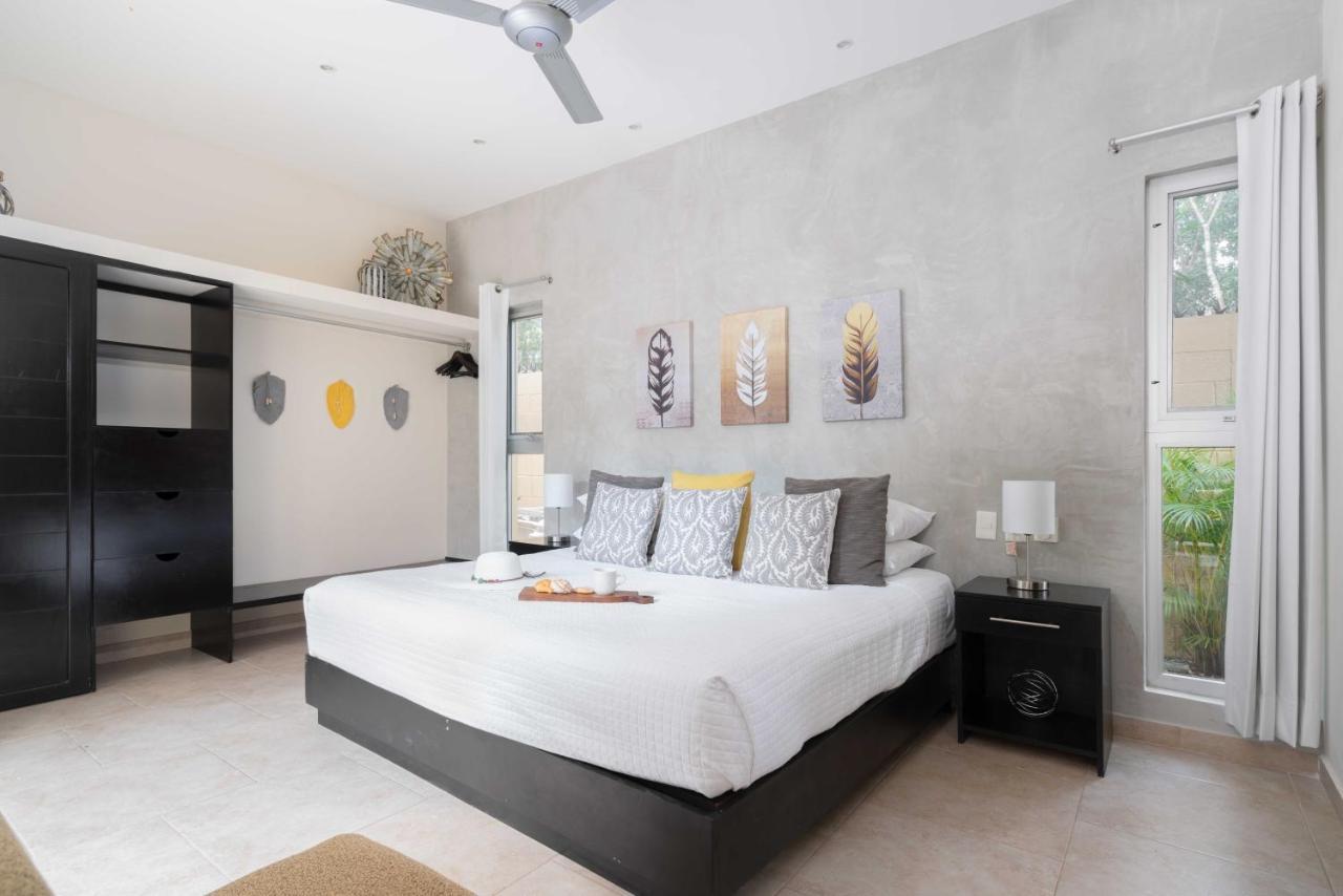 Tulum Private Modern Villa-Pool Beds-Ac-Internet-Parking-Grill Extérieur photo