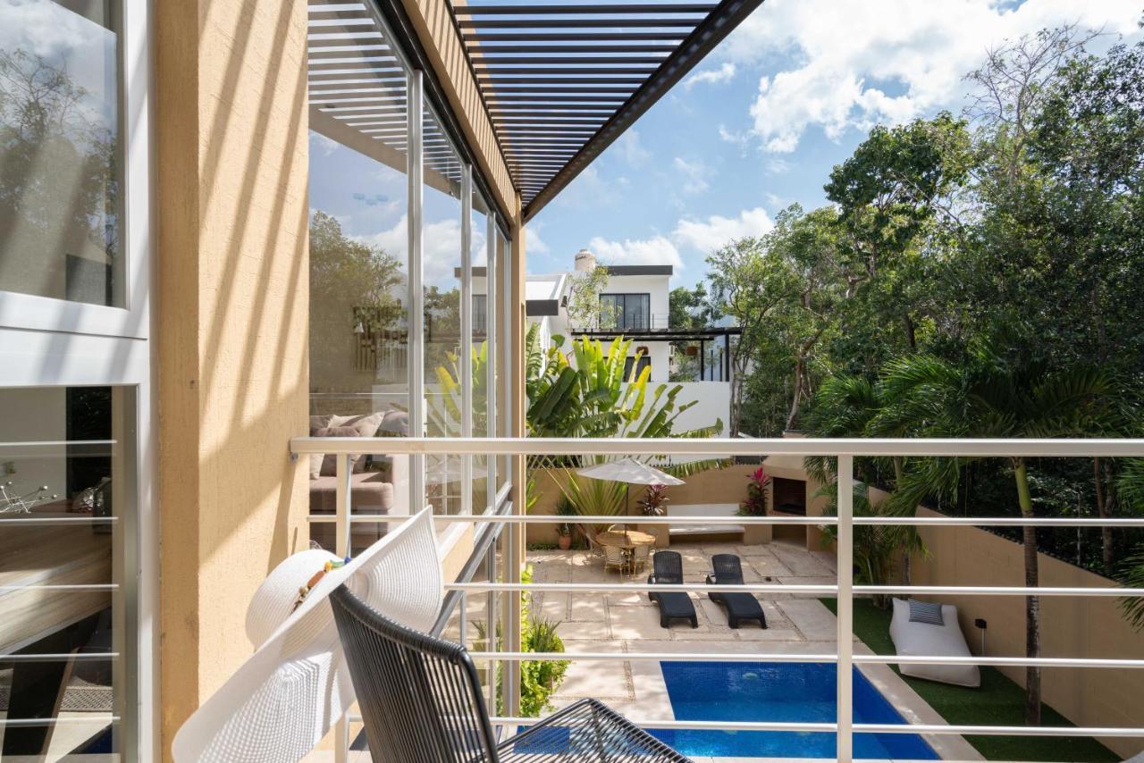 Tulum Private Modern Villa-Pool Beds-Ac-Internet-Parking-Grill Extérieur photo