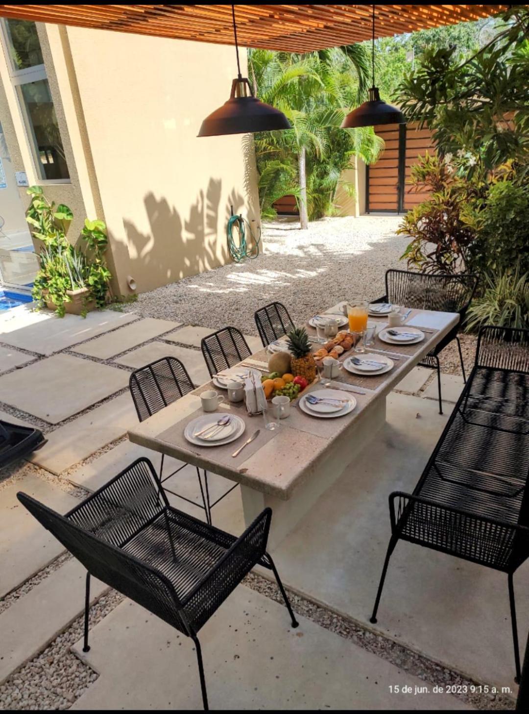 Tulum Private Modern Villa-Pool Beds-Ac-Internet-Parking-Grill Extérieur photo
